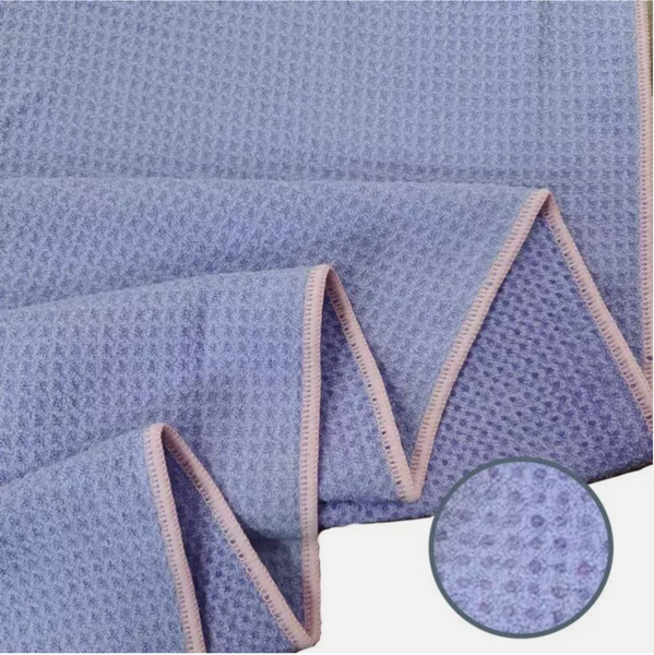 Anti-Slip Yoga Towel – Sweat-Absorbent Microfiber Mat Towel for Hot Yoga and Beyond